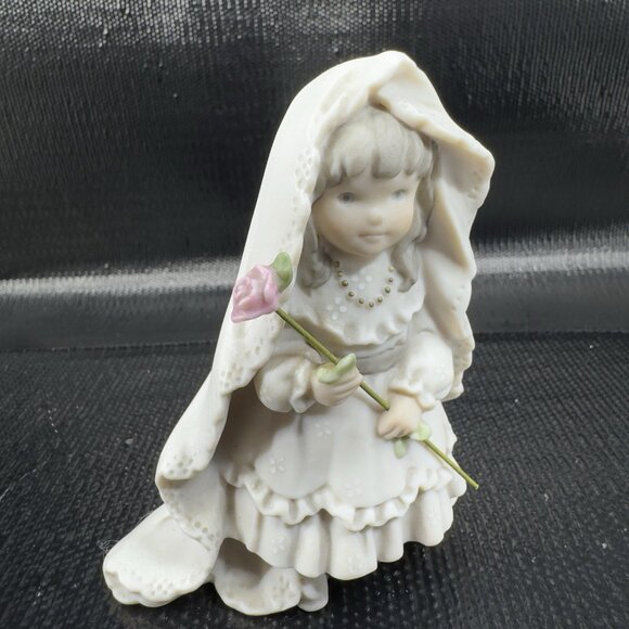 Vintage 1997 Kim Anderson Pretty as a Picture Promise Of Love Ceramic Figurine - Picture 8 of 8